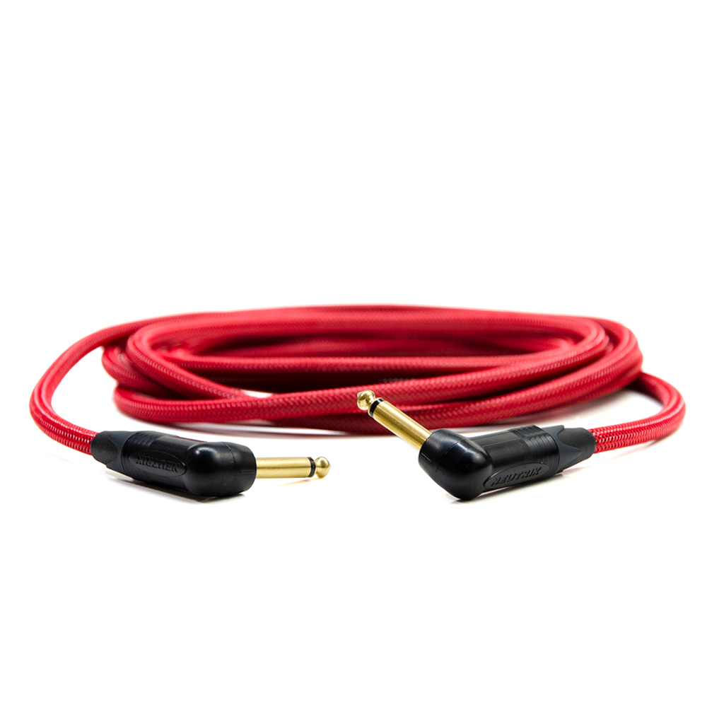 Premium Instrument Audio Cable with angled connectors